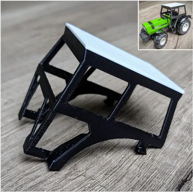 Cabina para maqueta de tractor 1:32, vista 1