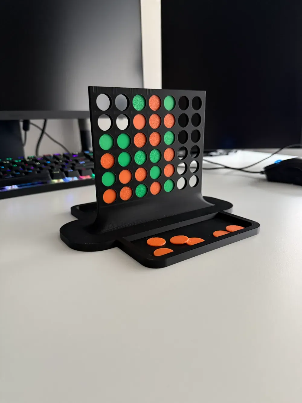Juego Connect4 (4 en fila) - versión no plegable, vista 3