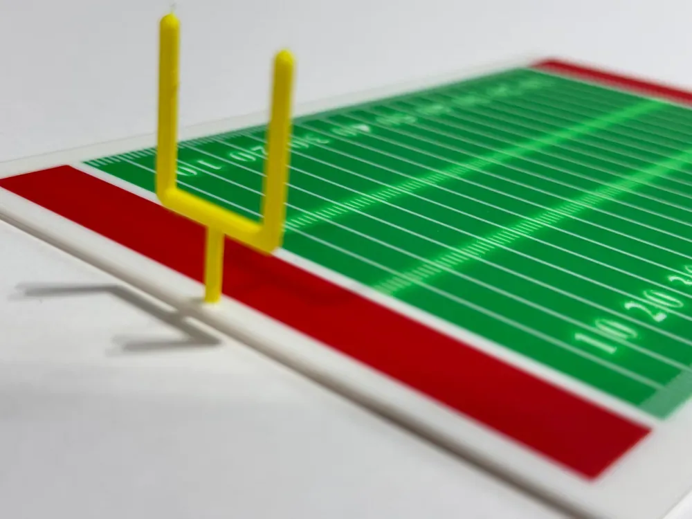 Campo de fútbol de escritorio multicolor, vista 2
