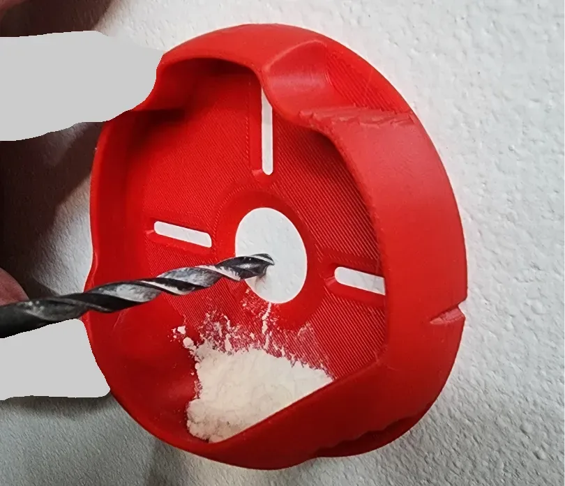 Colector de polvo de perforación para impresión 3D, vista 1
