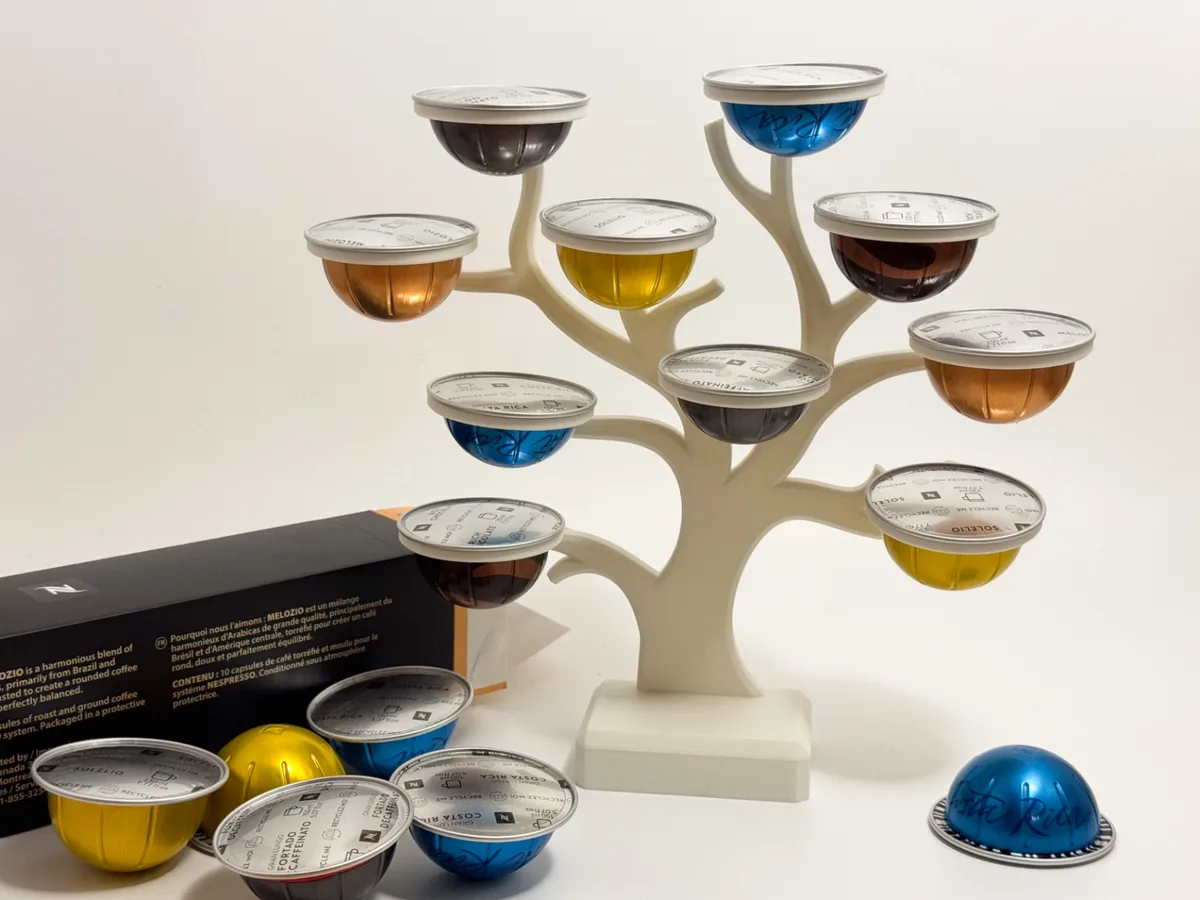 Soporte para cápsulas de café Nespresso Vertuo · original · taza K para impresión 3D, vista 1