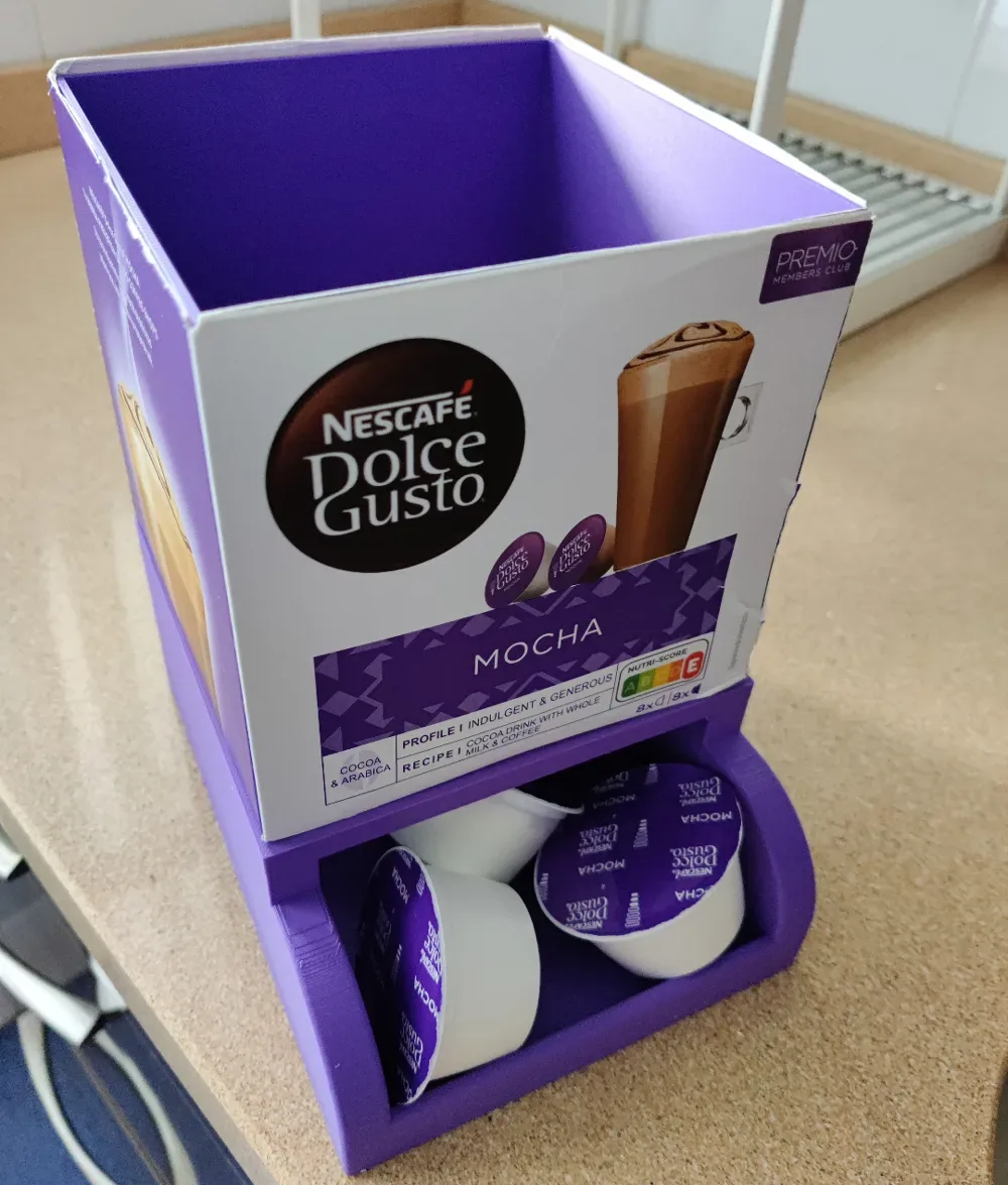 Dispensador de Cápsulas Dolce Gusto ACTUALIZADO para impresión 3D, vista 1
