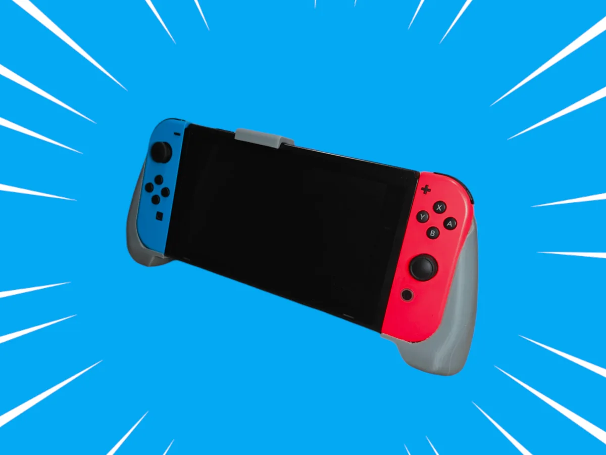 Empuñadura de mano para Nintendo Switch para impresión 3D, vista 1