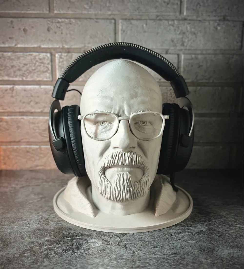 Soporte para auriculares - Busto de Walter White - Breaking Bad, vista 1