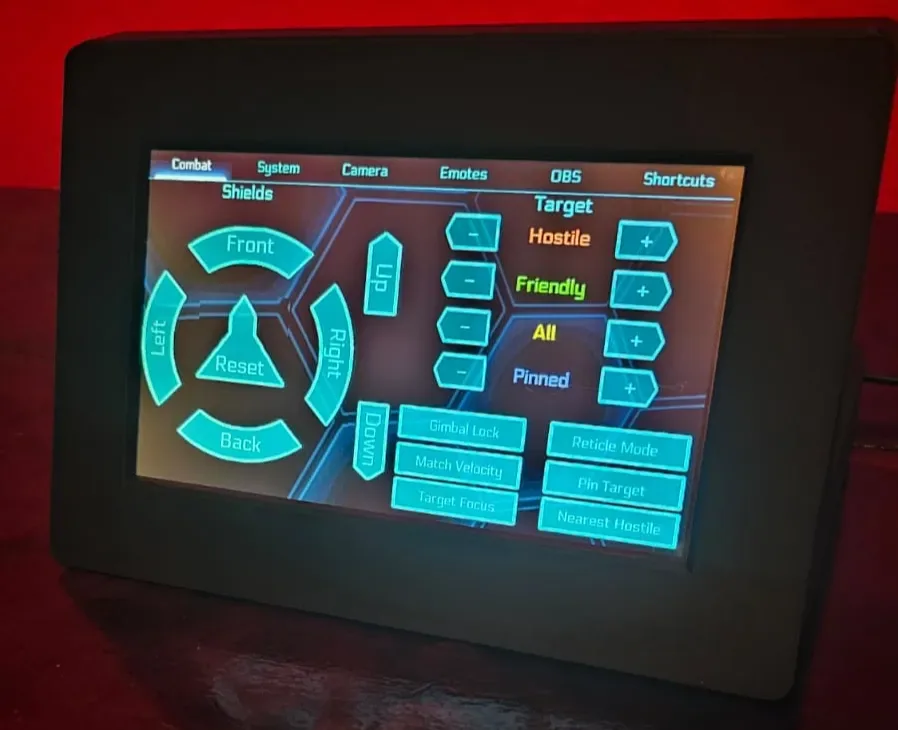 Consola para pantalla táctil Nextion 7.0, vista 1