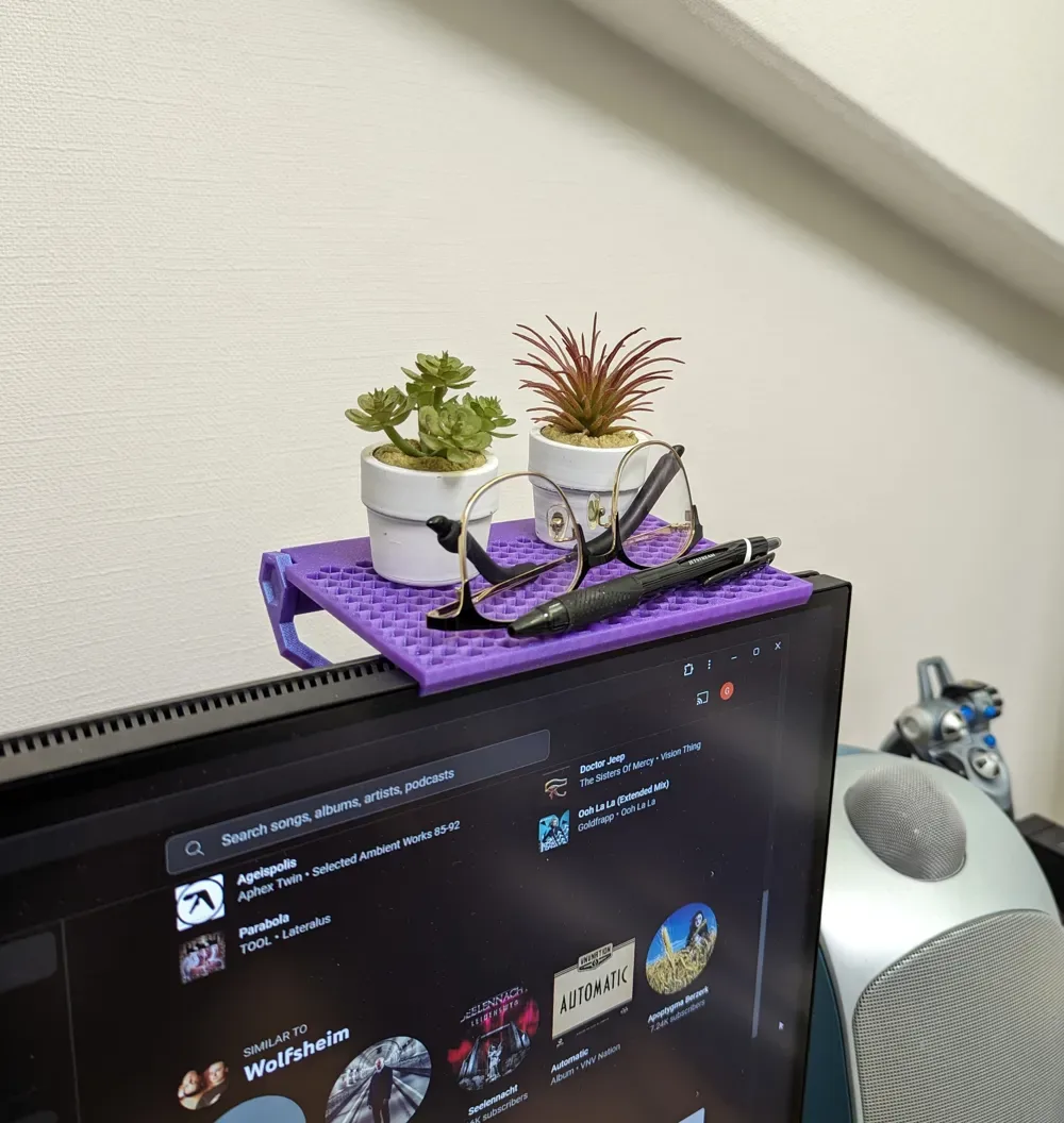 Estante para monitor ajustable: se adapta a cualquier pantalla para impresión 3D, vista 1
