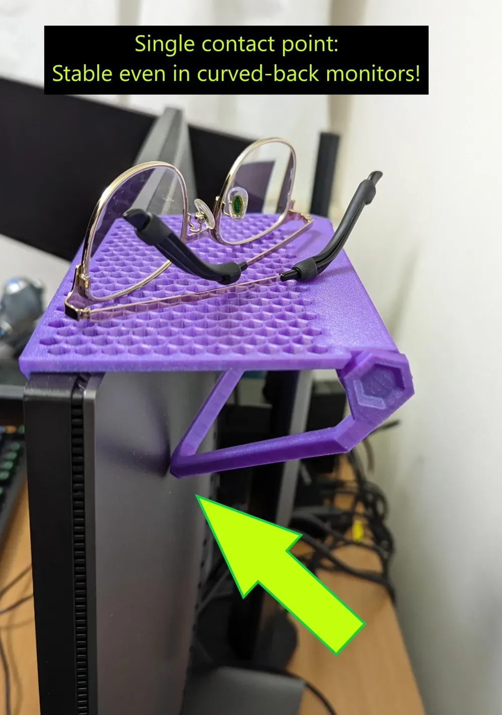 Estante para monitor ajustable: se adapta a cualquier pantalla para impresión 3D, vista 2