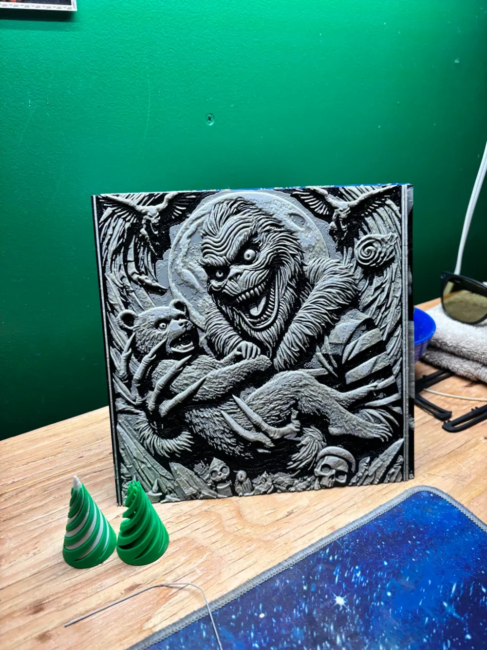 aterrador grinch hueforge, vista 2