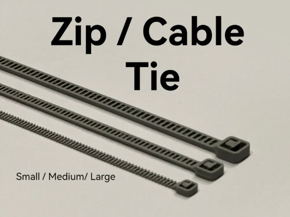 Cremallera/brida para cables, vista 1