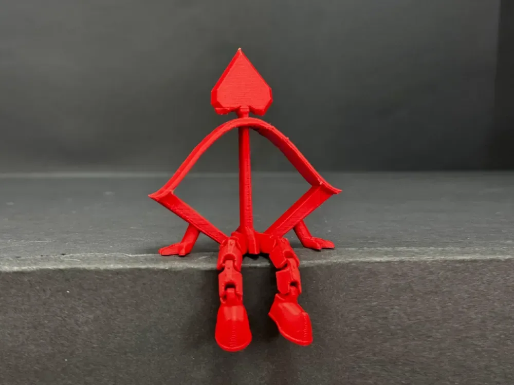Corazón de lazo de Cupido articulado - Día de San Valentín, vista 1