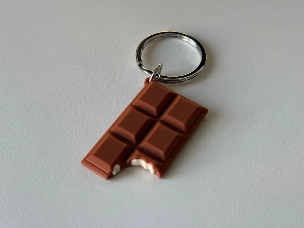 Llavero de barra de chocolate, vista 1