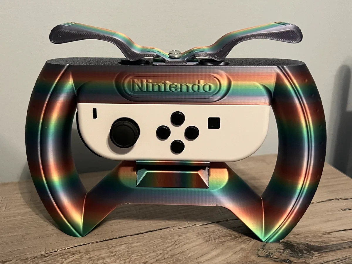 Volante Joy-Con de Nintendo Switch con paleta para impresión 3D, vista 1
