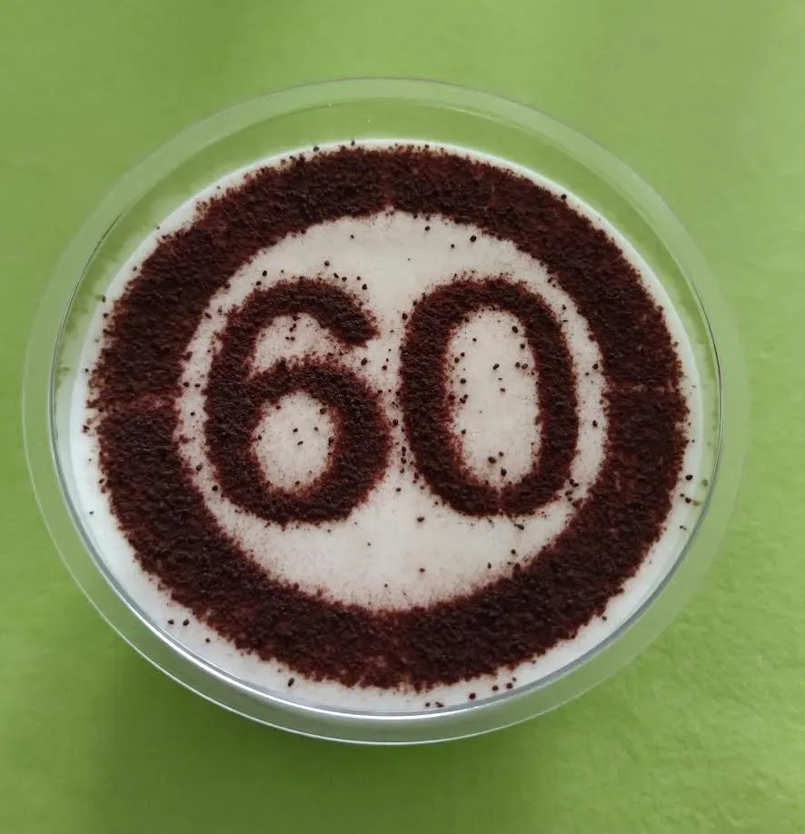 Plantilla De Postre 60 Cumpleaños, vista 3