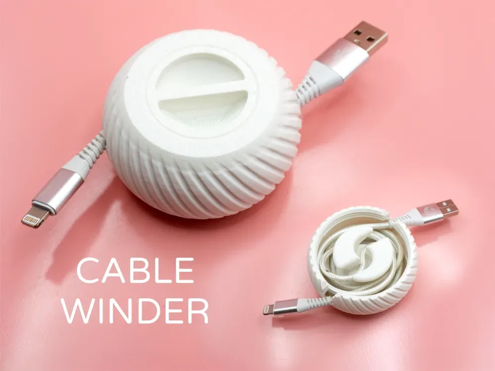 Enrollador de cable de Pork3D.com, vista 1