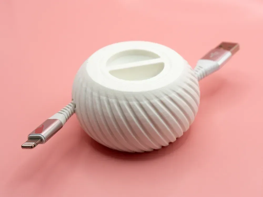 Enrollador de cable de Pork3D.com, vista 2