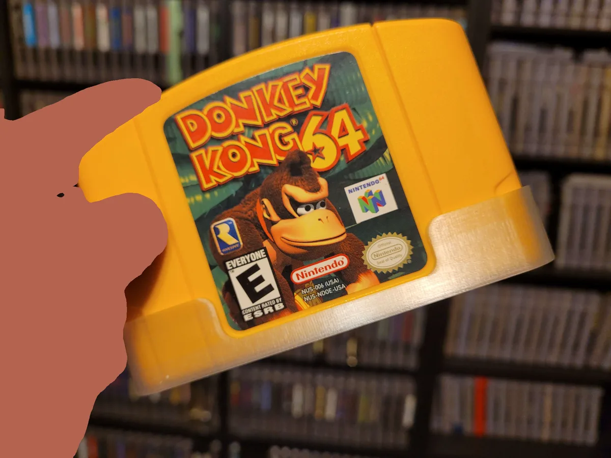 Cubierta antipolvo para juegos de Nintendo 64 para impresión 3D, vista 1