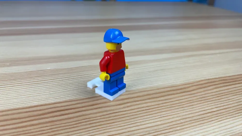 Placa de minifigura para IKEA Skadis para impresión 3D, vista 3