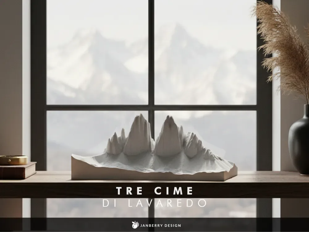 Tres Picos de Lavaredo - Modelo Dolomitas, vista 1