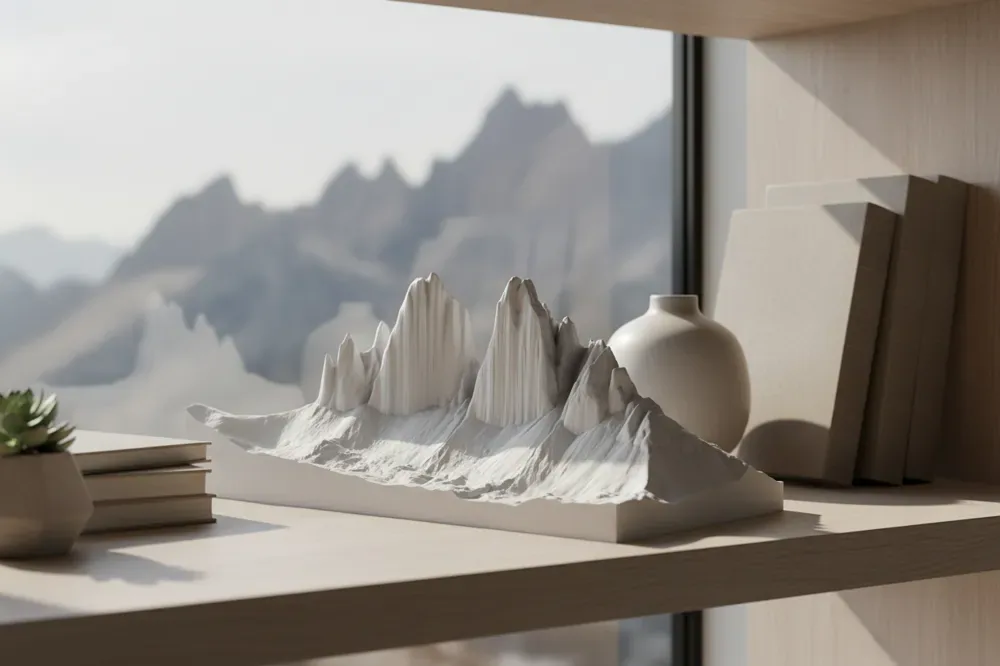 Tres Picos de Lavaredo - Modelo Dolomitas, vista 2