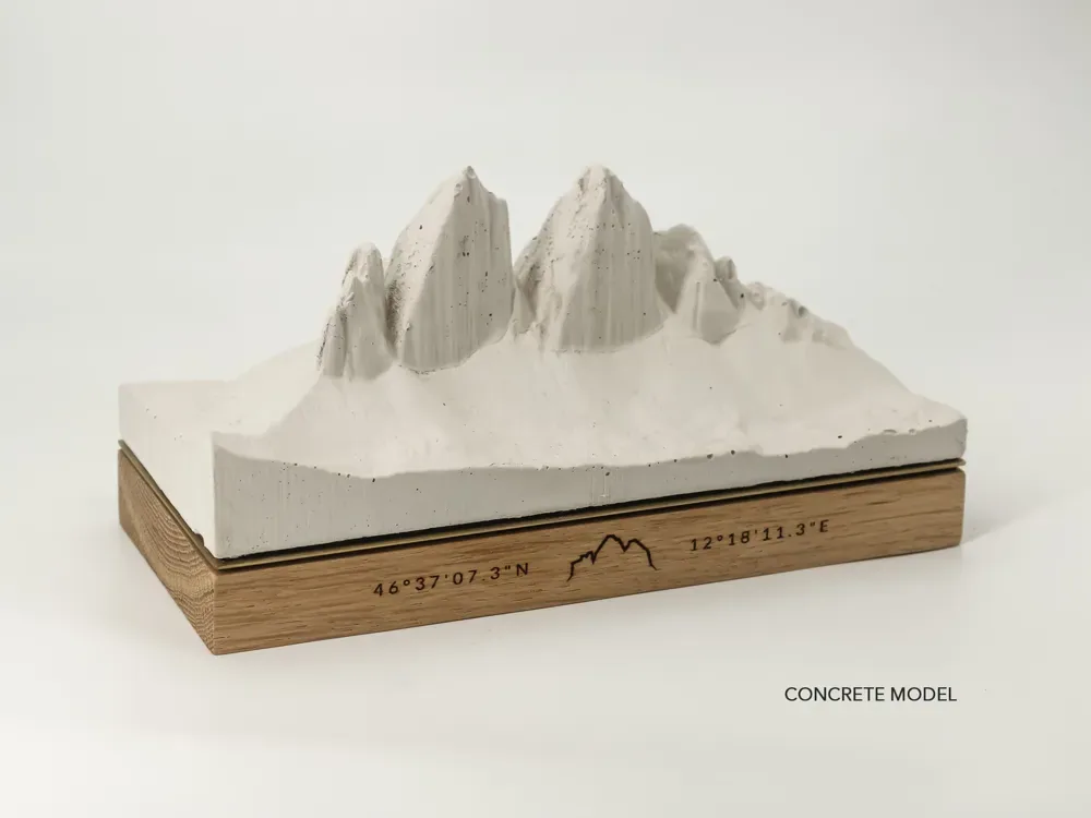 Tres Picos de Lavaredo - Modelo Dolomitas, vista 3